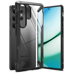 Samsung Galaxy S25 Ultra Ringke Fusion X Cover - Gennemsigtig / Sort