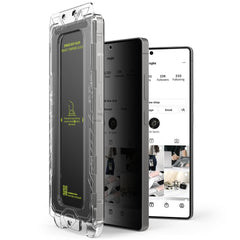 Ringke Samsung Galaxy S25 Ultra Easy Slide Hærdet Glas Skærmbeskyttelse – Privacy