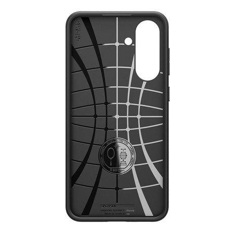 Samsung Galaxy A36 (5G) Spigen Liquid Air - Fleksibelt Plastik Cover - Mat Sort