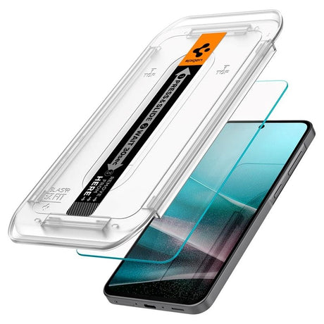 Samsung Galaxy A37/A36 (5G) Spigen EZ Fit Glas tR Skærmbeskyttelse - 2 stk - Case Friendly - Gennemsigtig