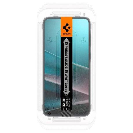 Samsung Galaxy A37/A36 (5G) Spigen EZ Fit Glas tR Skærmbeskyttelse - 2 stk - Case Friendly - Gennemsigtig