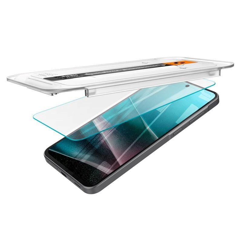 Samsung Galaxy A37/A36 (5G) Spigen EZ Fit Glas tR Skærmbeskyttelse - 2 stk - Case Friendly - Gennemsigtig