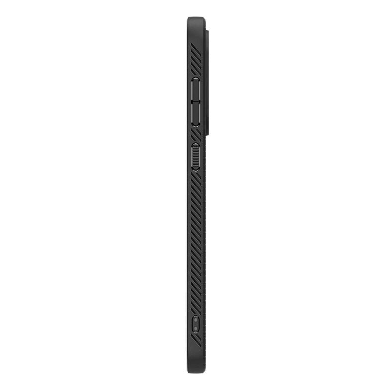 Samsung Galaxy A56 (5G) Spigen Liquid Air - Fleksibelt Plastik Cover - Mat Sort