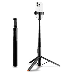 Tech-Protect Bluetooth Selfie Stick Tripod (Mobil Størrelse: 5.5 - 8.5 cm) - Sort