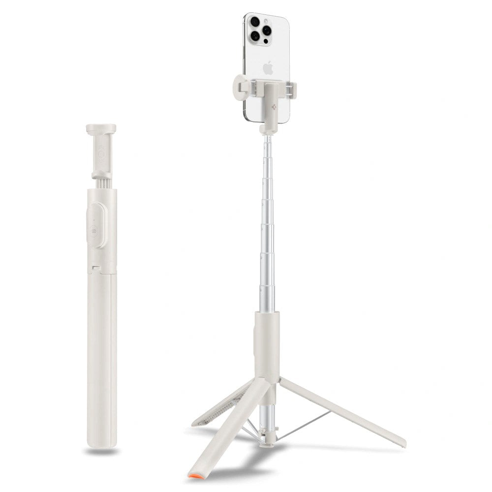 Tech-Protect Bluetooth Selfie Stick Tripod (Mobil Størrelse: 5.5 - 8.5 cm) - Beige
