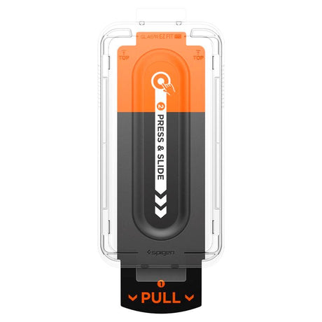 Samsung Galaxy S25 Edge Spigen EZ Fit Glas tR Skærmbeskyttelse - Case Friendly - Gennemsigtig