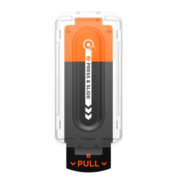 Samsung Galaxy S25 Edge Spigen EZ Fit Glas tR Skærmbeskyttelse - Case Friendly - Gennemsigtig