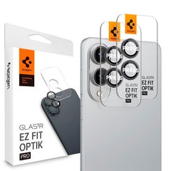 Samsung Galaxy S25 Edge Spigen EZ Fit. tR Optik Pro Kameralinse Beskyttelsesglas - 2 stk - Sort