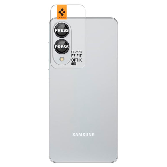 Samsung Galaxy S25 Edge Spigen EZ Fit. tR Optik Pro Kameralinse Beskyttelsesglas - 2 stk - Sort