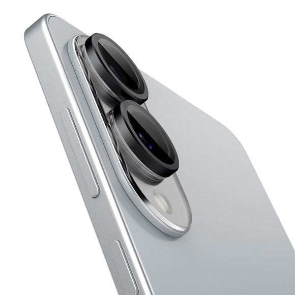 Samsung Galaxy S25 Edge Spigen EZ Fit. tR Optik Pro Kameralinse Beskyttelsesglas - 2 stk - Sort