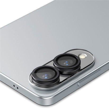 Samsung Galaxy S25 Edge Spigen EZ Fit. tR Optik Pro Kameralinse Beskyttelsesglas - 2 stk - Sort