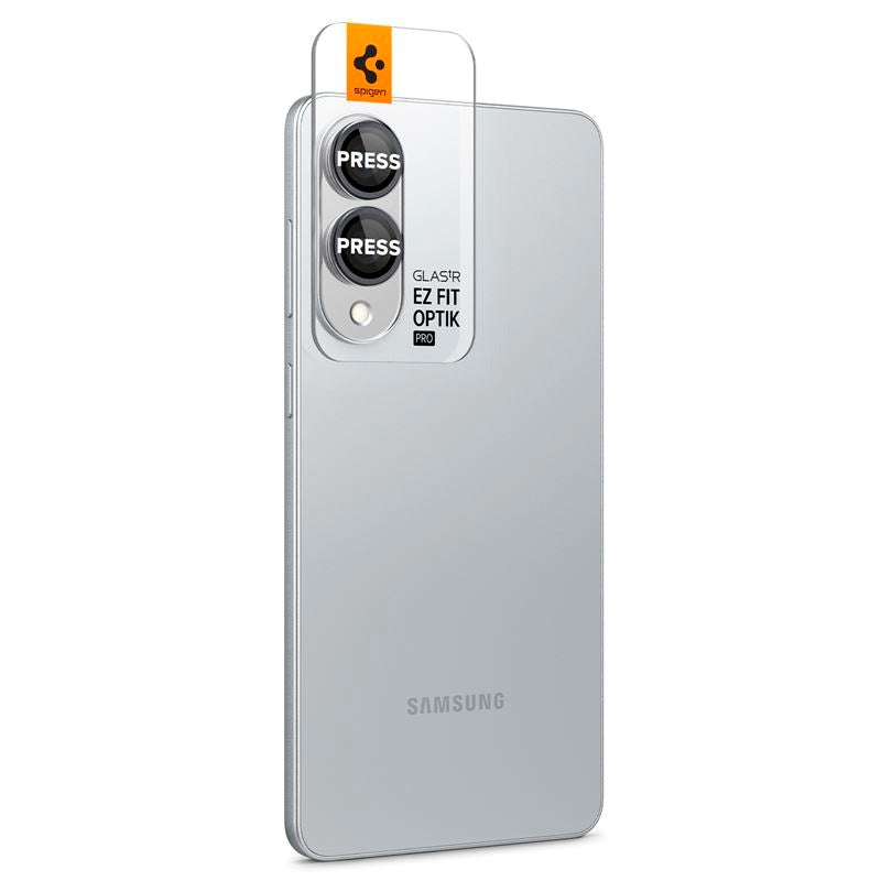 Samsung Galaxy S25 Edge Spigen EZ Fit. tR Optik Pro Kameralinse Beskyttelsesglas - 2 stk - Sort