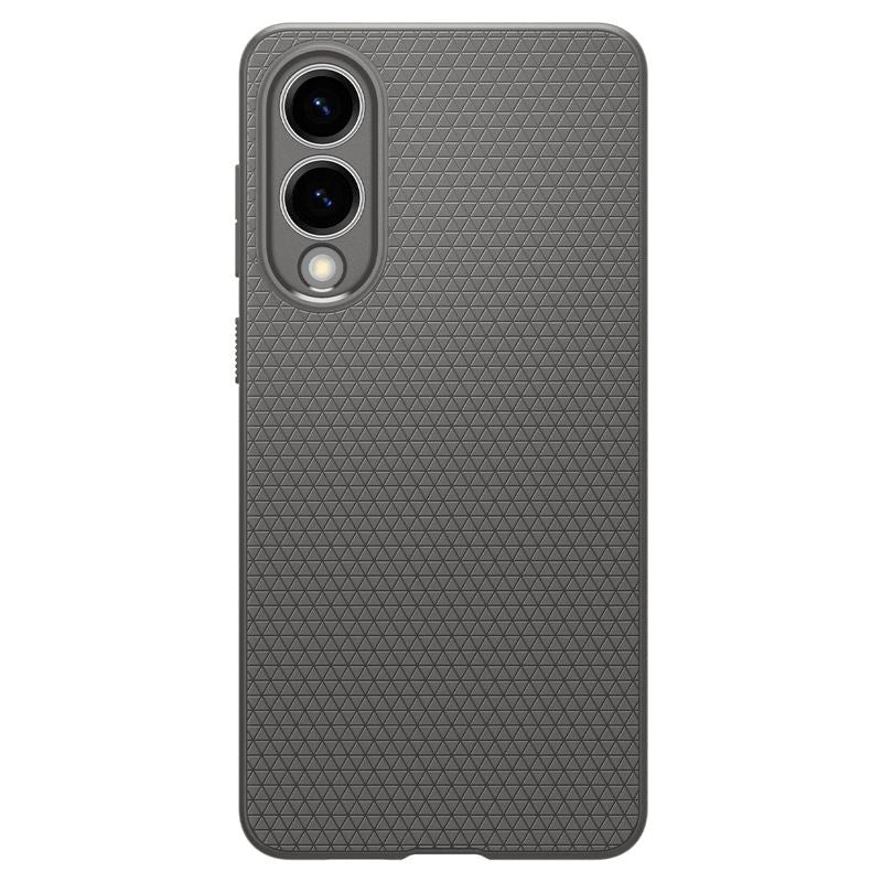 Samsung Galaxy S25 Edge Spigen Liquid Air - Fleksibelt Plastik Cover - Grå