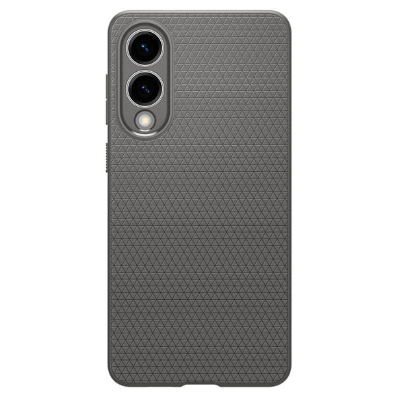 Samsung Galaxy S25 Edge Spigen Liquid Air - Fleksibelt Plastik Cover - Grå