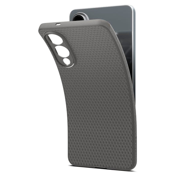Samsung Galaxy S25 Edge Spigen Liquid Air - Fleksibelt Plastik Cover - Grå