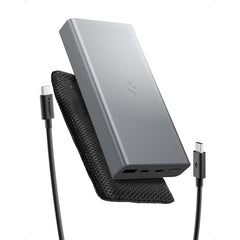 Spigen Essential 20.000mAh Powerbank m. 2 x USB-C - 1 x USB-A - 30W - Grå