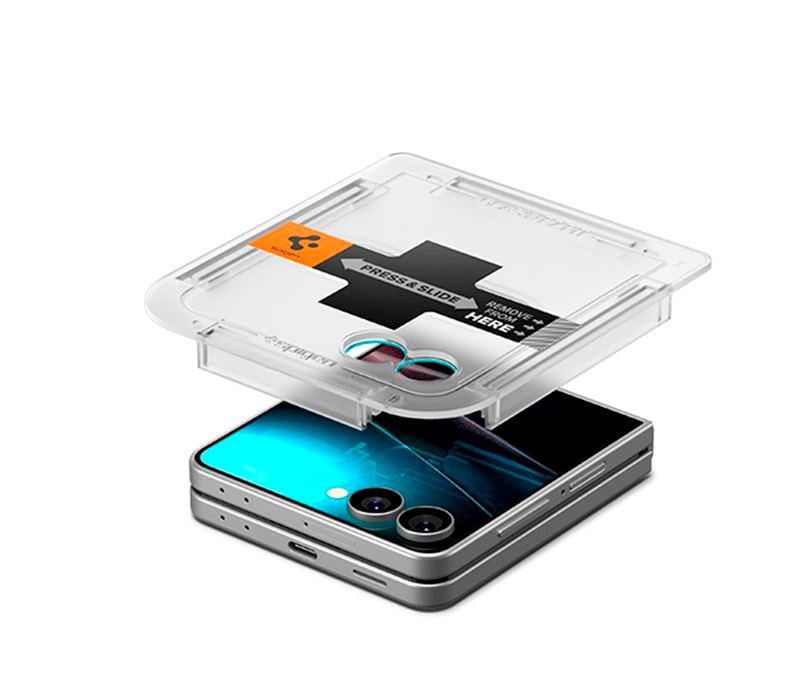 Samsung Galaxy Z Flip7 Spigen Glass tR EZ Fit HD - Gennemsigtig