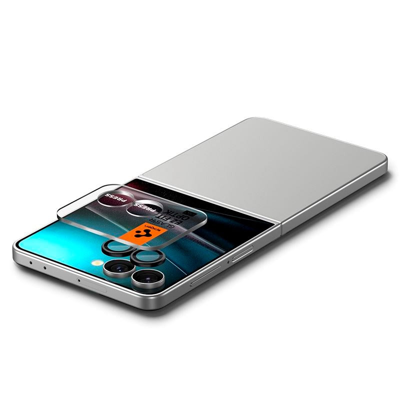 Samsung Galaxy Z Flip7 Spigen Glass tR EZ Fit Optik Pro HD - 2 stk - Sort