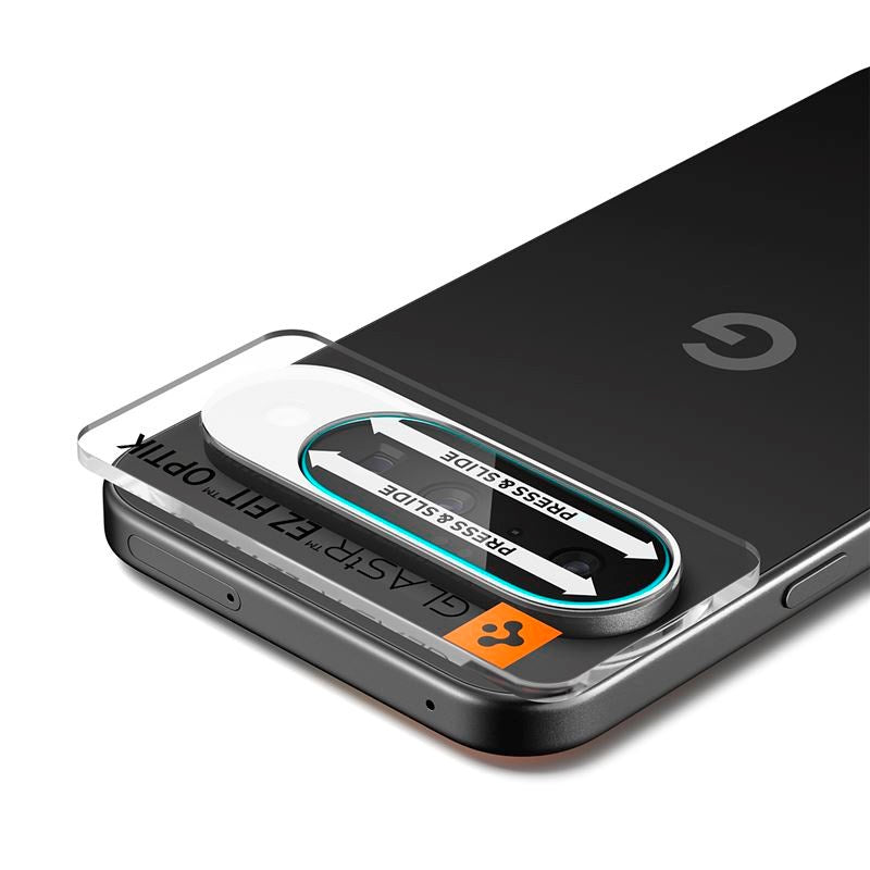 Google Pixel 10 Spigen Glass tR EZ Fit Optik Kameralinsebeskyttelsesglas - 2 stk - Gennemsigtig