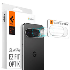 Google Pixel 10 Pro Spigen Glass tR EZ Fit Optik Kameralinsebeskyttelsesglas - 2 stk - Gennemsigtig