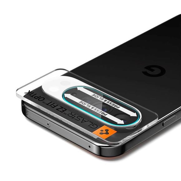 Google Pixel 10 Pro Spigen Glass tR EZ Fit Optik Kameralinsebeskyttelsesglas - 2 stk - Gennemsigtig