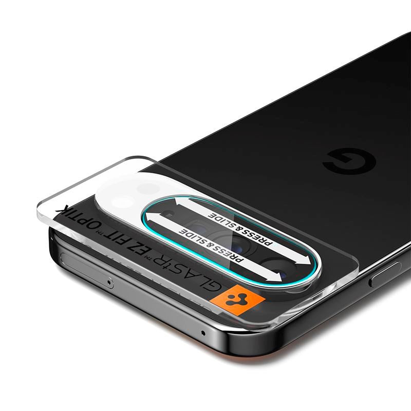 Google Pixel 10 Pro XL Spigen Glass tR EZ Fit Optik Kameralinsebeskyttelsesglas - 2 stk - Gennemsigtig