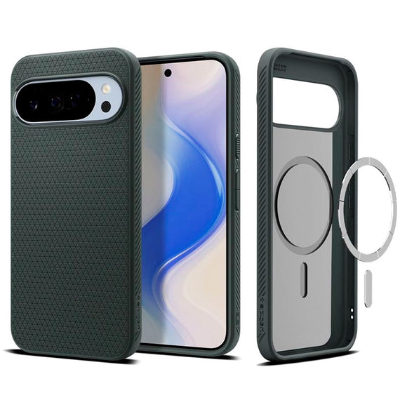 Google Pixel 10 Pro XL Spigen Liquid Air Cover - MagSafe Kompatibel - Grøn