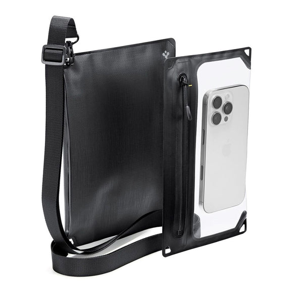 Spigen Aqua Shield 2-i-1 Vandtæt Etui m. Strop - Sort / Gennemsigtig