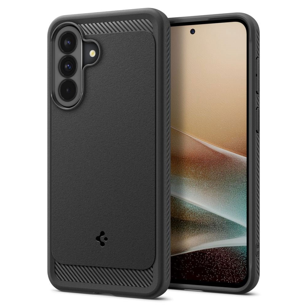 Samsung Galaxy A37 Spigen Rugged Armor Cover - Sort