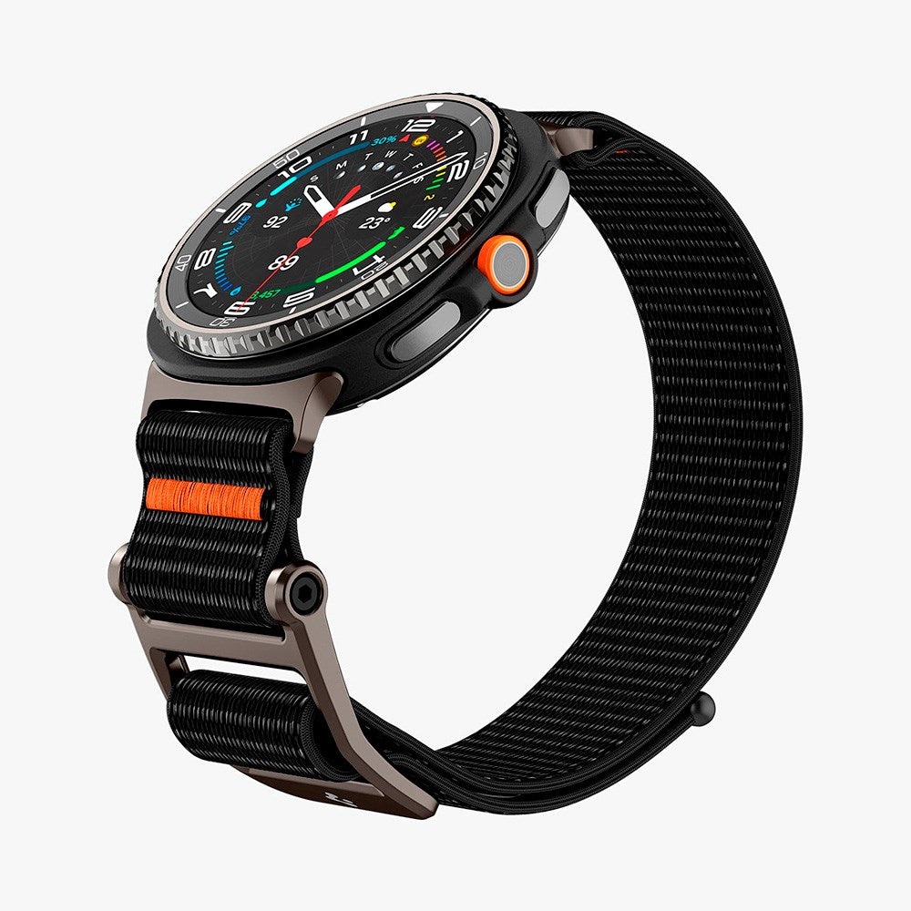 Samsung Galaxy Watch 8 / 8 Classic (40 / 44 / 46mm) Spigen DuraPro Flex Urrem - Sort