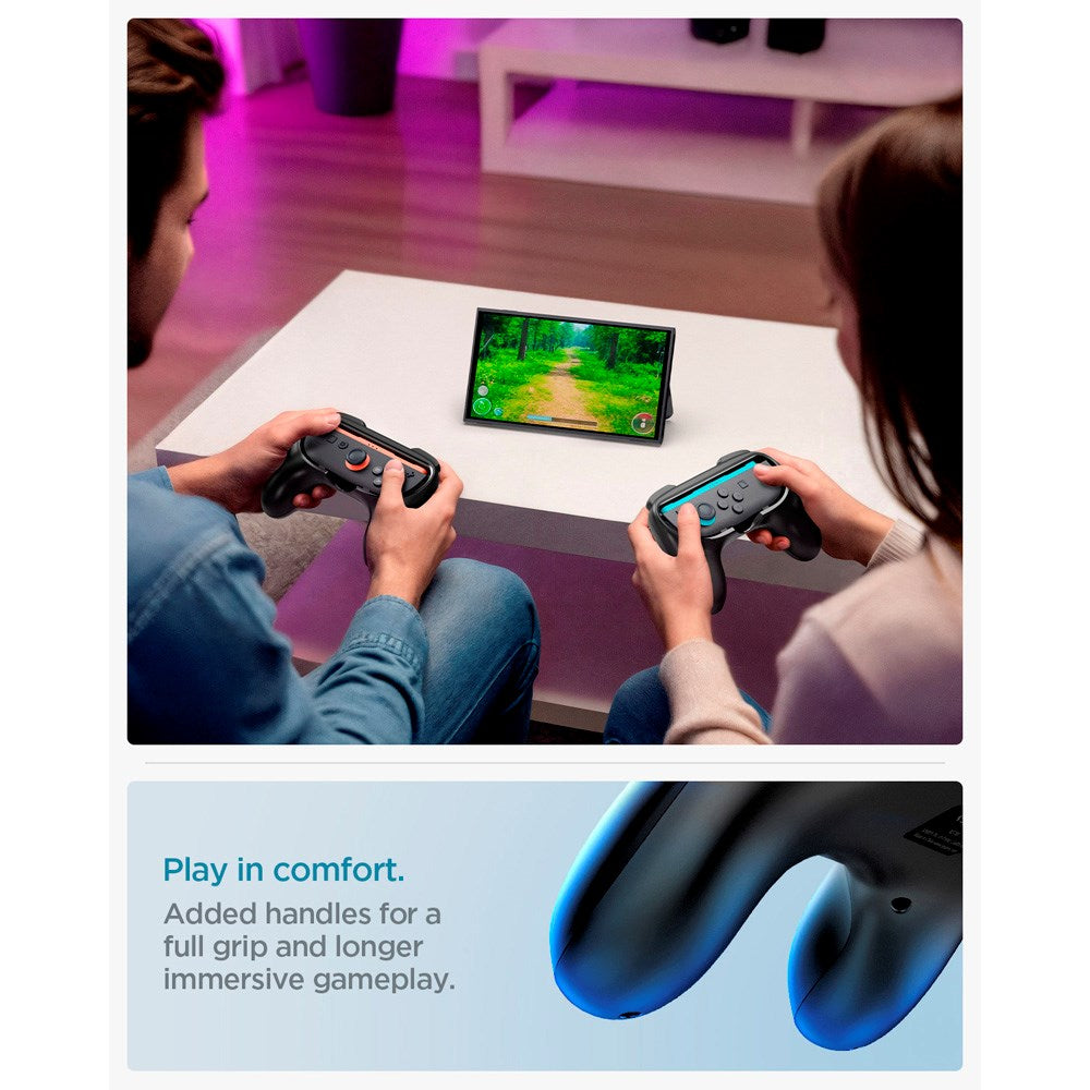 Nintendo Switch 2 Spigen Joy Con Grip - 2 stk - Sort