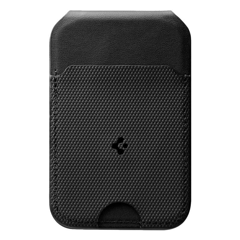 Spigen Slim Fold Kortholder til 3 Kort m. Ståfunktion - MagSafe Kompatibel - Sort