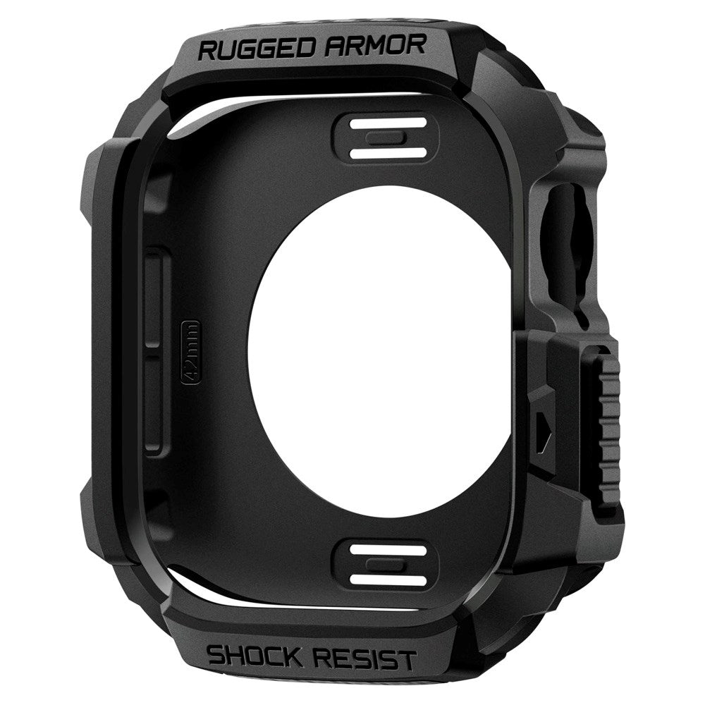 Apple Watch 11 / 10 (42mm) Spigen Rugged Armor 2 Cover - Sort