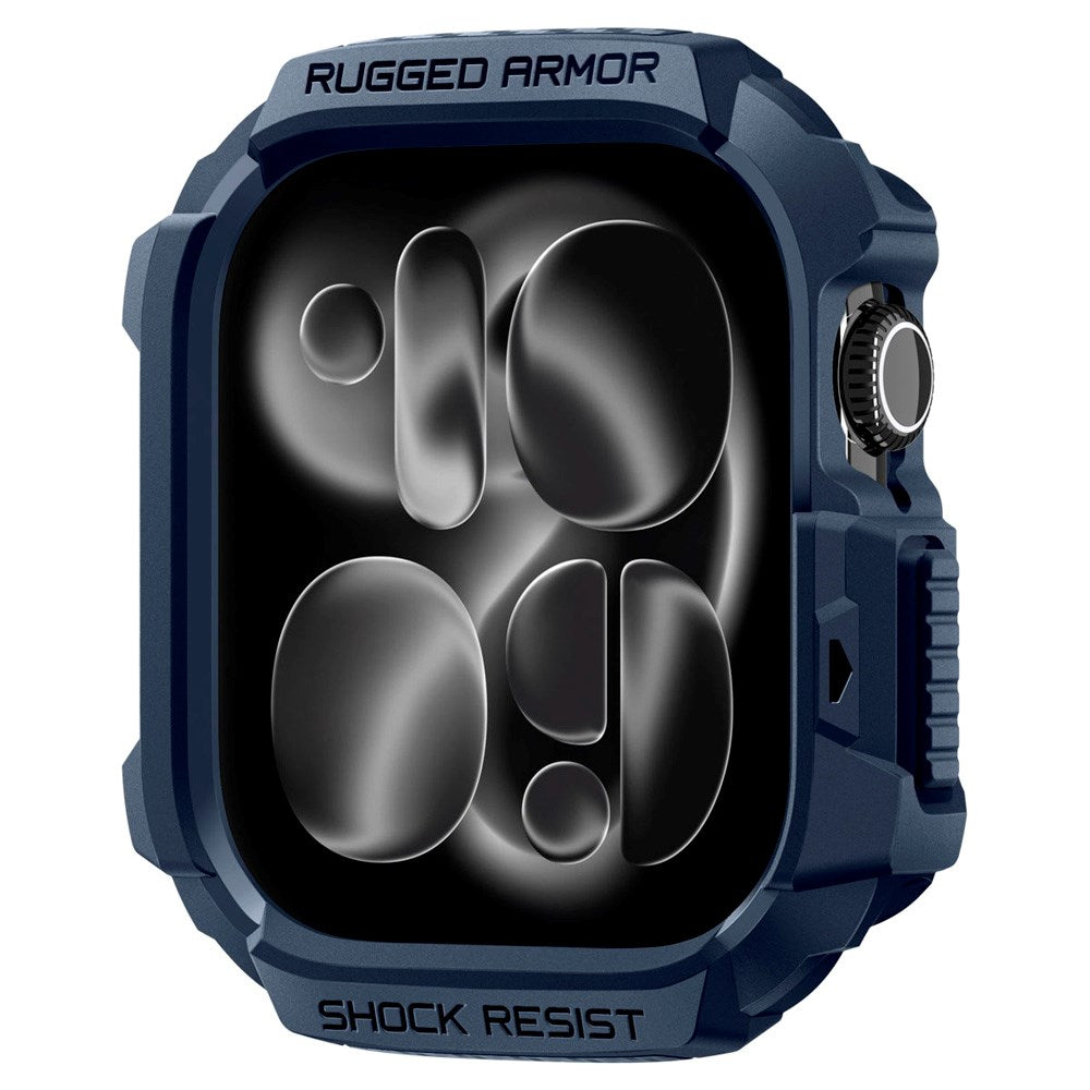 Apple Watch 11 / 10 (42mm) Spigen Rugged Armor 2 Cover - Blå