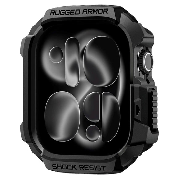 Apple Watch 11 / 10 (46mm) Spigen Rugged Armor 2 Cover - Sort