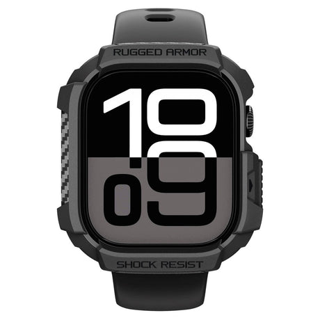 Apple Watch 11 / 10 (46mm) Spigen Rugged Armor 2 Cover - Sort