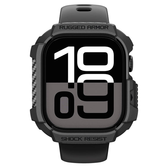 Apple Watch 11 / 10 (46mm) Spigen Rugged Armor 2 Cover - Sort