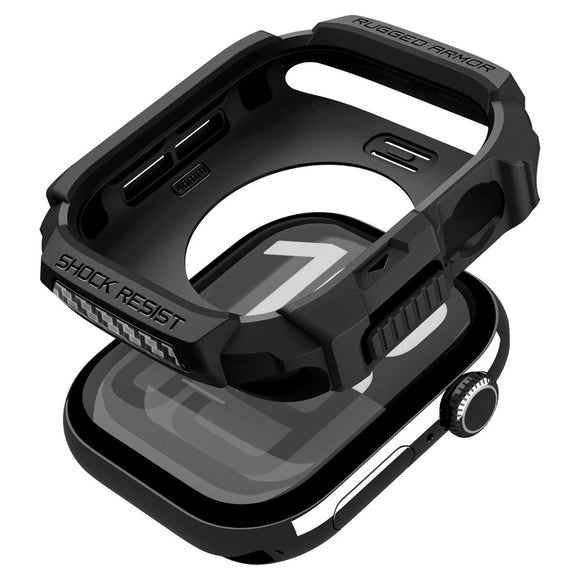 Apple Watch 11 / 10 (46mm) Spigen Rugged Armor 2 Cover - Sort