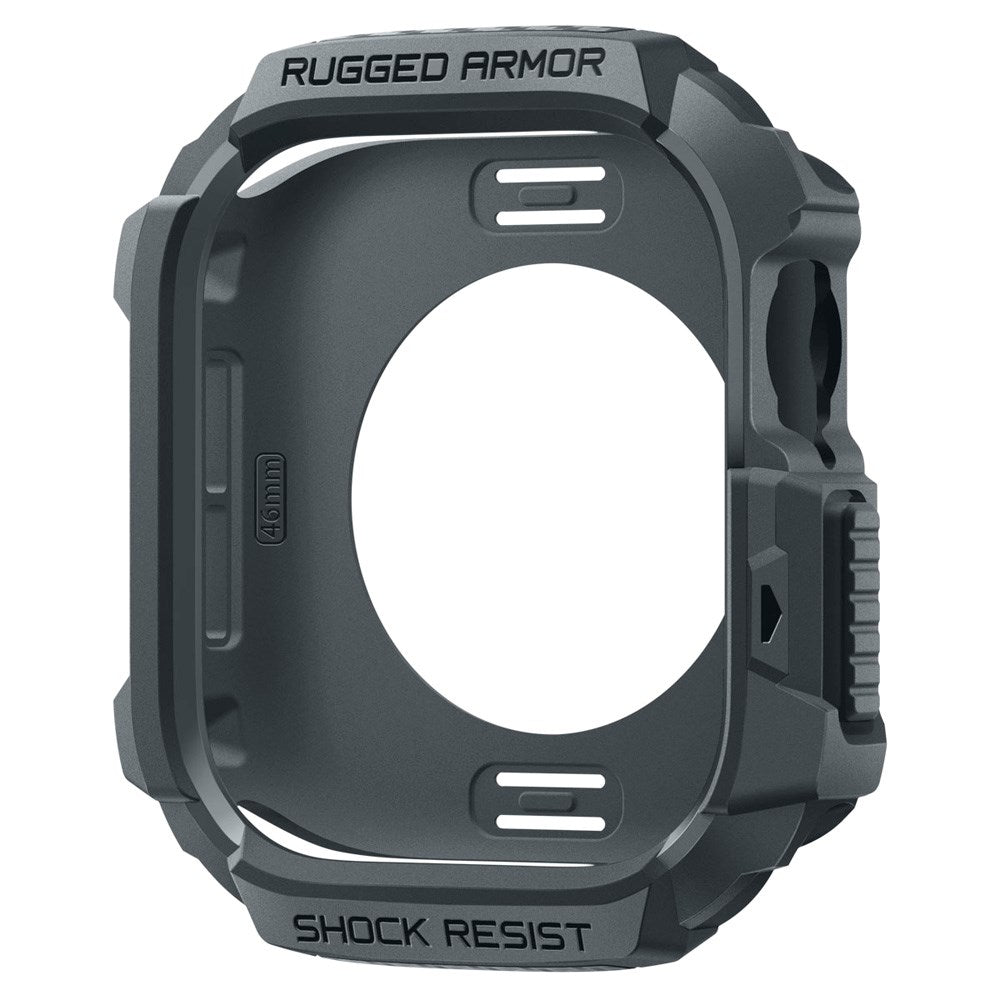 Apple Watch 11 / 10 (46mm) Spigen Rugged Armor 2 Cover - Grå