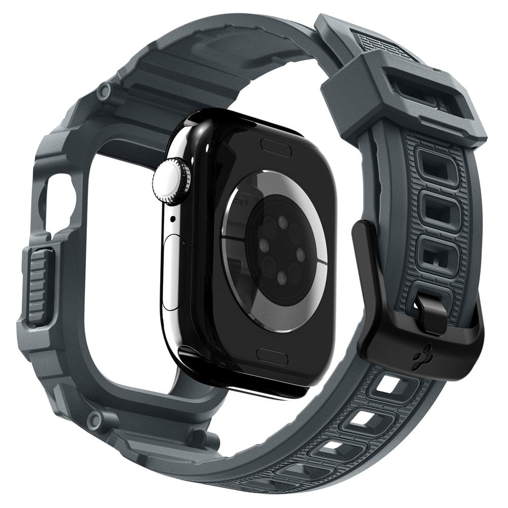 Apple Watch 11 (46mm) Spigen Rugged Armor Pro 2 Cover m. Rem - Grå