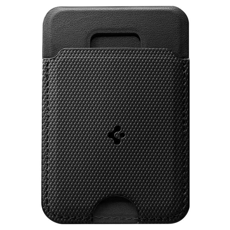 Spigen Slim Fold Kortholder til 1 Kort m. Ståfunktion - MagSafe Kompatibel - Sort