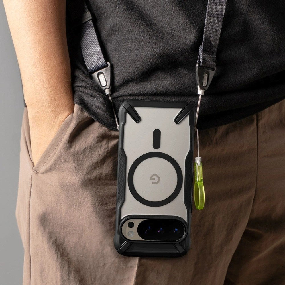 Google Pixel 10 / 10 Pro Ringke Fusion X Cover - MagSafe Kompatibel - Sort / Gennemsigtig