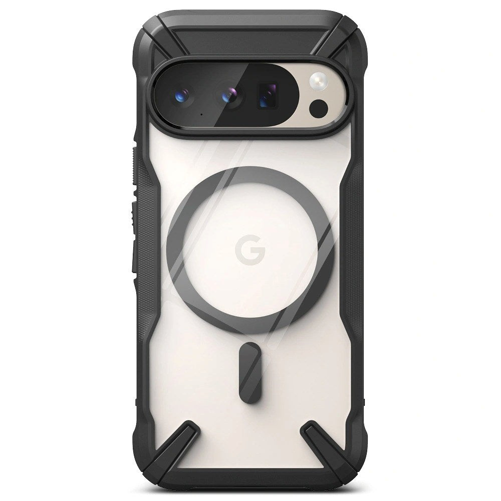 Google Pixel 10 / 10 Pro Ringke Fusion X Cover - MagSafe Kompatibel - Sort / Gennemsigtig