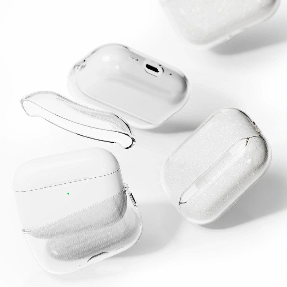 Apple AirPods Pro (3. gen.) Ringke Air Cover - Gennemsigtig / Glitter