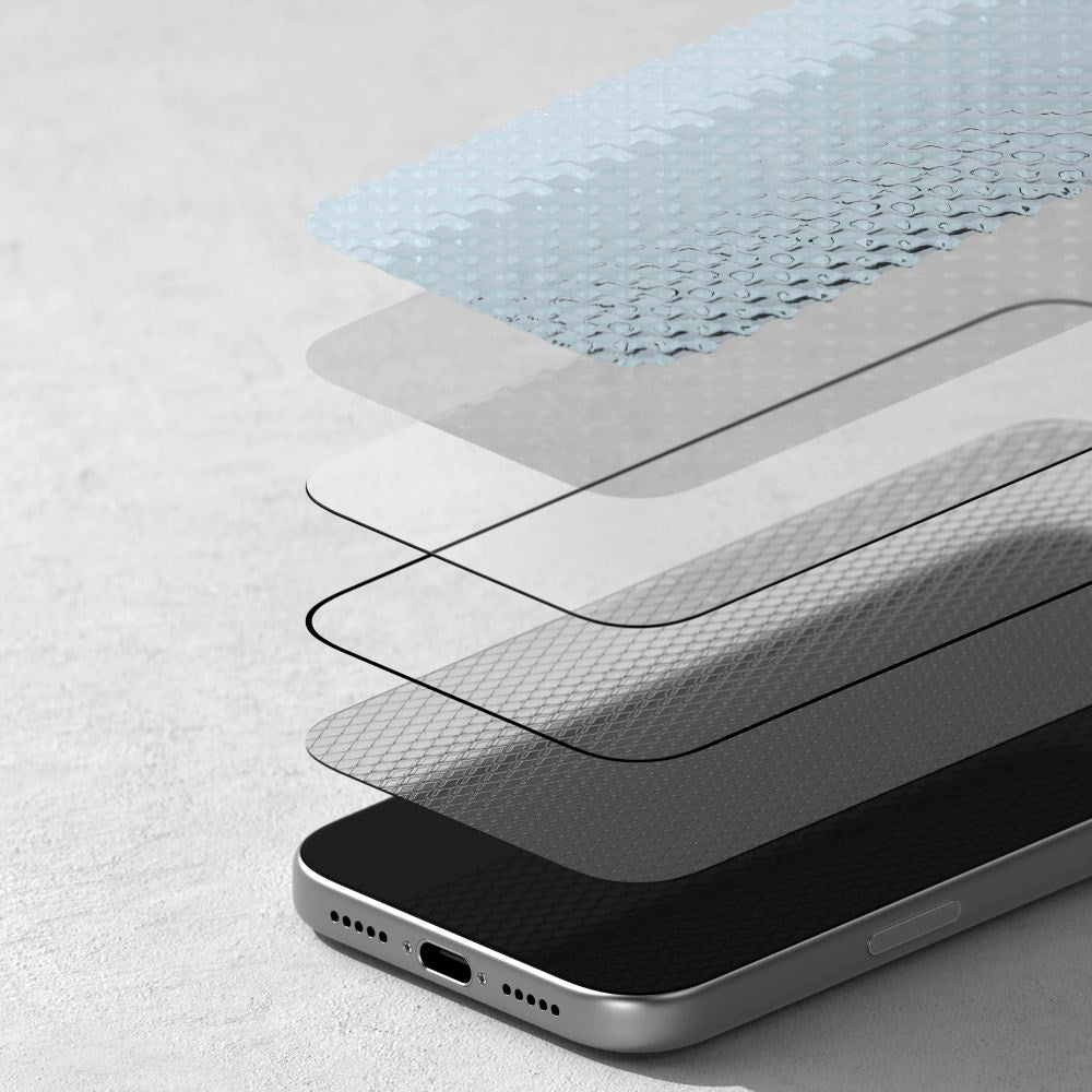 iPhone 17 Pro Max Ringke Easy Slide Antireflekterende Hærdet Skærmbeskyttelsesglas m. Installationsramme - Gennemsigtig
