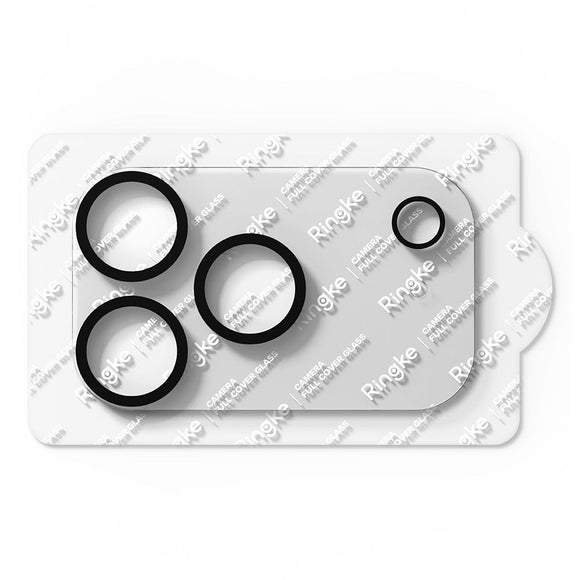 iPhone 17 Pro Ringke Kameralinse Beskyttelsesglas - 2 stk. - Gennemsigtig / Sort