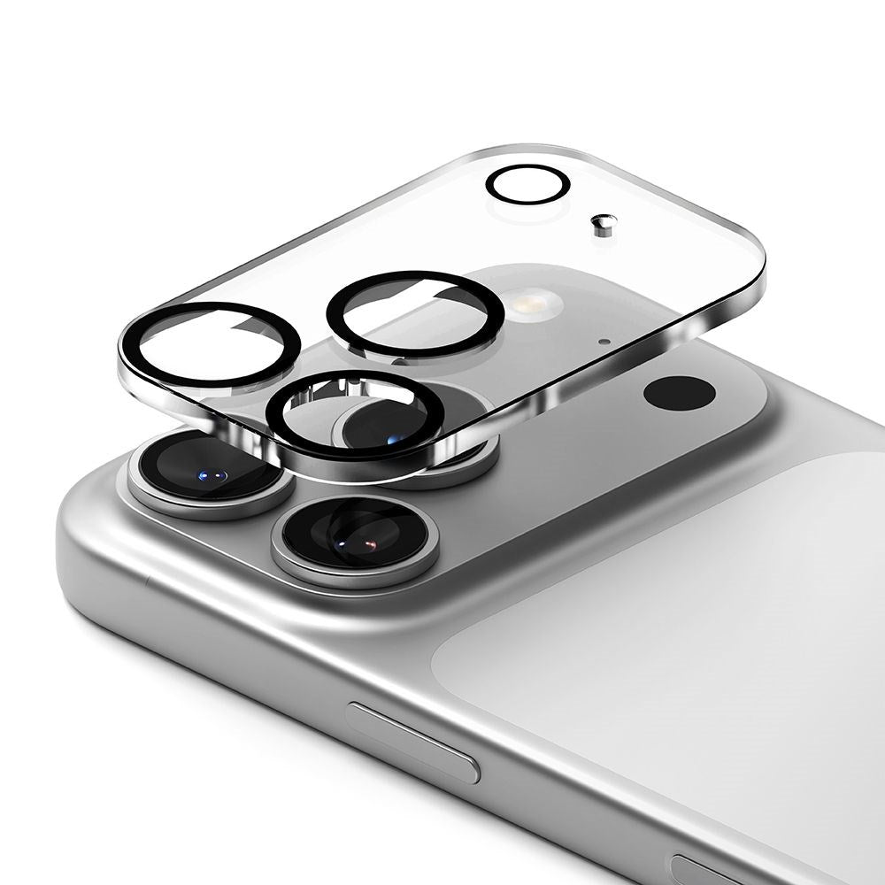 iPhone 17 Pro Ringke Kameralinse Beskyttelsesglas - 2 stk. - Gennemsigtig / Sort