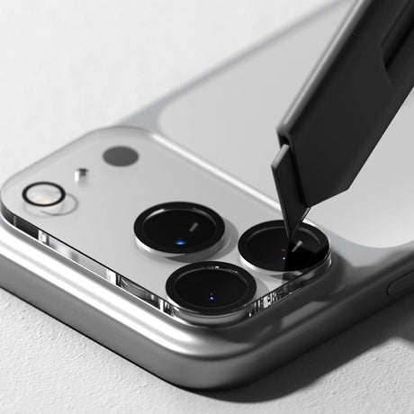 iPhone 17 Pro Ringke Kameralinse Beskyttelsesglas - 2 stk. - Gennemsigtig / Sort