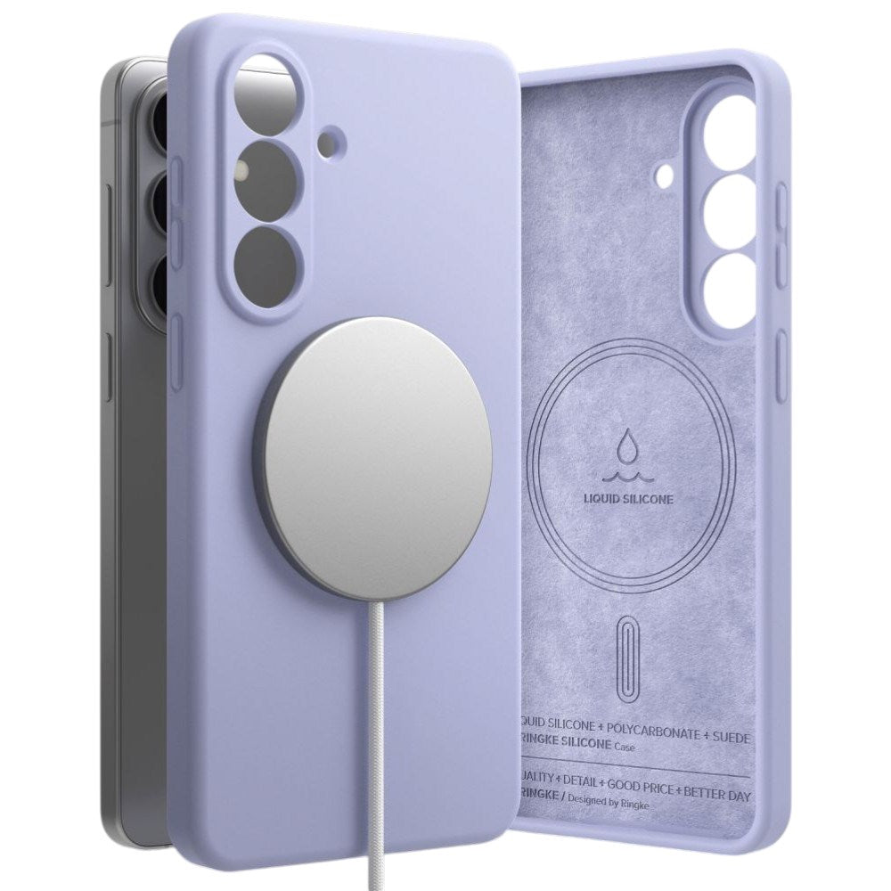 Samsung Galaxy S26+ (Plus) Ringke Silikone Cover - MagSafe Kompatibel - Lilla