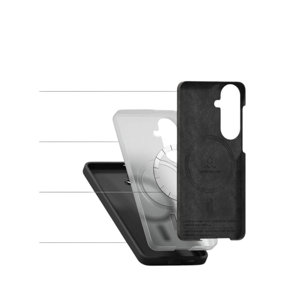 Samsung Galaxy S26 Ringke Silikone Cover - MagSafe Kompatibel - Sort